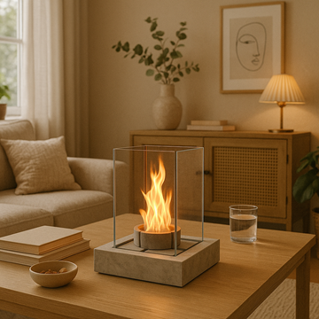 GLOW-Core V.1 – Masaüstü Beton Şömine